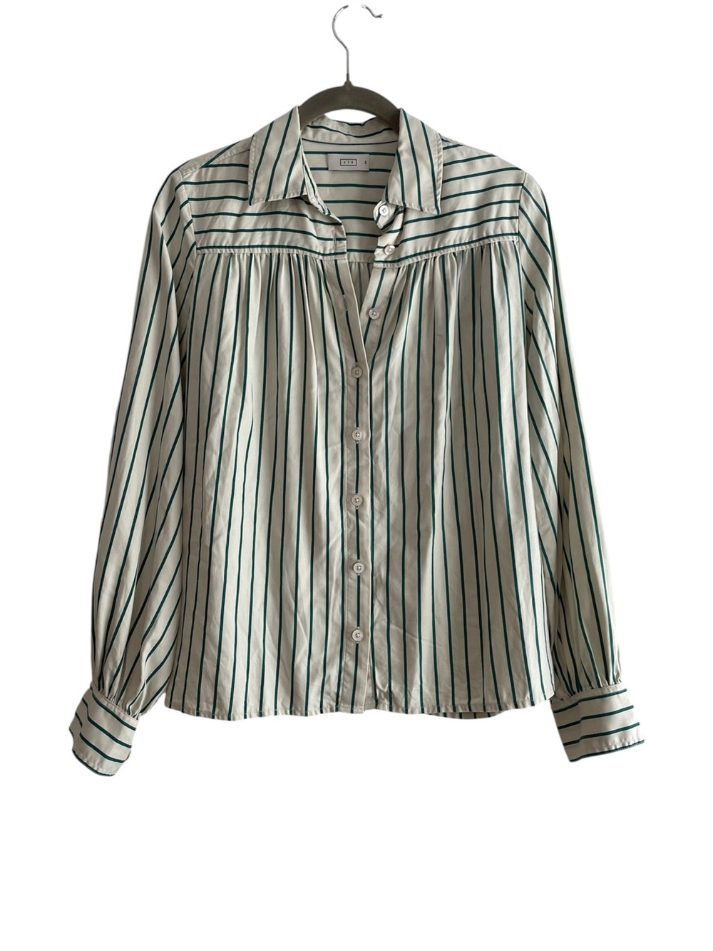 AYR Silk New Age Peasant Button Down Size XS